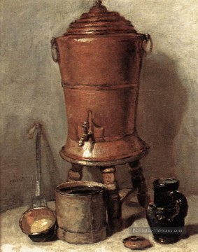  Chardin Art - Le cuivre potable Fou Nature morte Jean Baptiste Simeon Chardin